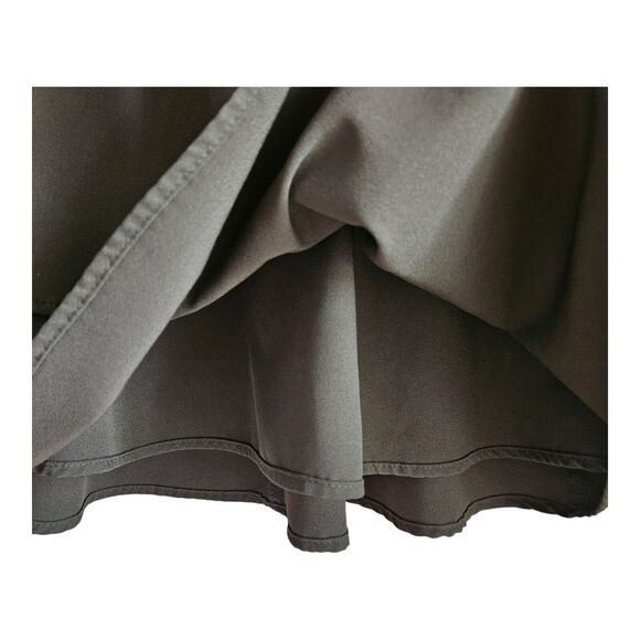 ANTHROPOLOGIE HUTCH Size 8 Cami Dress Olive Green Fit & Flare Long Sleeve Lined - Picture 5 of 8